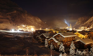 nuit à val d'isère